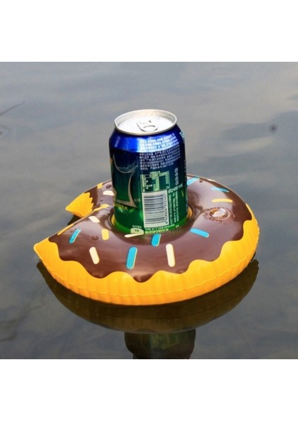 Eğlenceyi Sevenlere Donut Şişme Deniz Havuz Bardak Tutucu Float Bar fiyatları