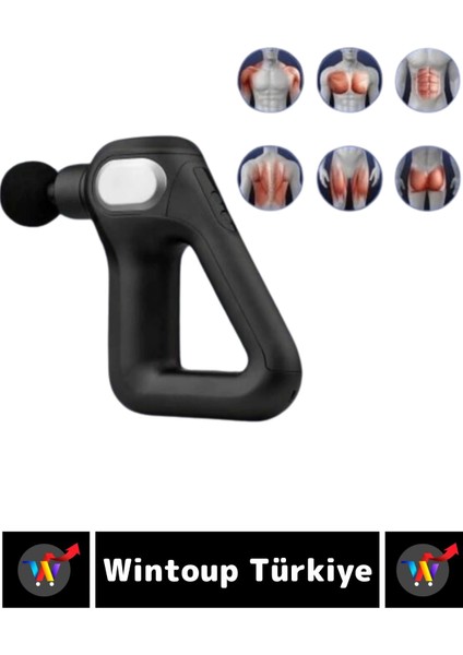 Ergonomik Kol Bacak Sırt Bel 8 Başlıklı 12 Hız Seviyeli Yüksek Titreşim Spor Fitness Kas Masaj Aleti fiyatları