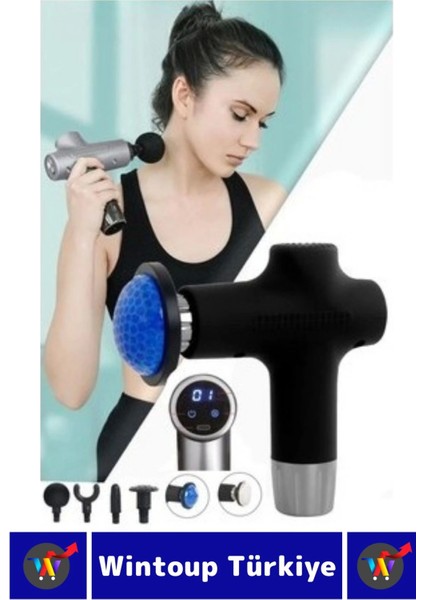 Ergonomik Kol Bacak Sırt Bel 6 Başlıklı Sıcak Soğuk Mod Yüksek Titreşim Spor Fitness Kas Masaj Aleti modelleri