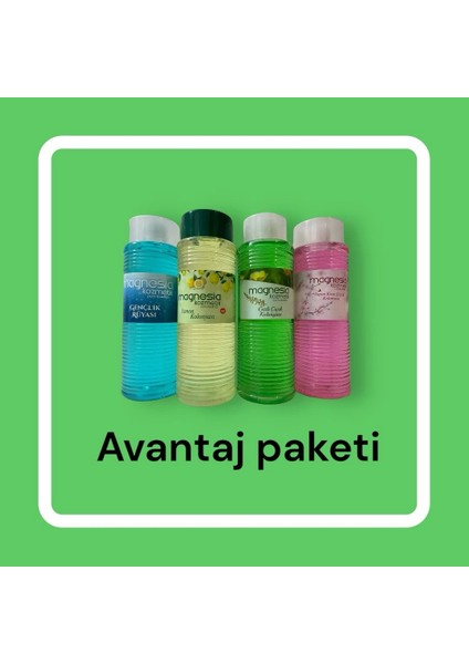 Popüler Kolonya Seti 4'lü Avantajlı Paket