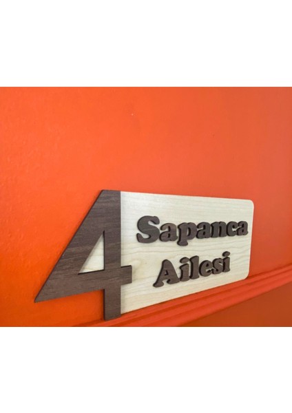 Dekoratif Ahşap Kapı Numaralığı, Kapı Isimliği, Isimli Daire Numarası, Otel Numarası ,oda Numarası-2 fiyatları