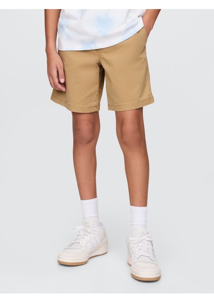 Erkek Çocuk Kahverengi Relaxed Easy Şort fırsatları