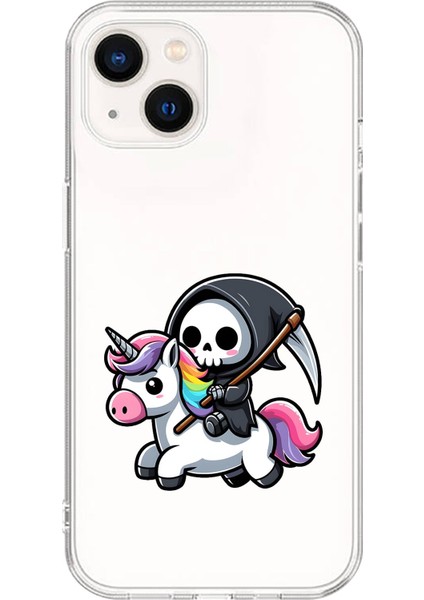iPhone 15 Uyumlu Şeffaf Kılıf Şeffaf New Minies 1 Tasarımlı