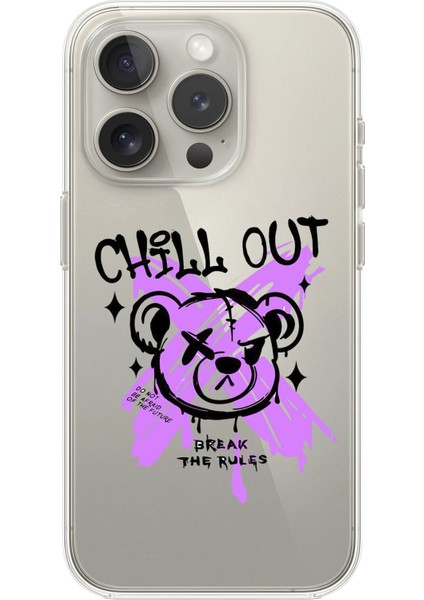 iPhone 15 Pro Max Uyumlu Şeffaf Kılıf Graffiti 7 Tasarımlı