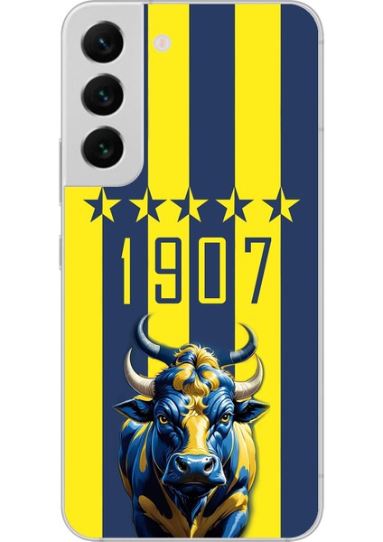 Samsung Galaxy S22+ Uyumlu Şeffaf Kılıf Şeffaf 1903 Kartal Tasarımlı