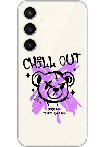 Samsung Galaxy S23 Uyumlu Şeffaf Kılıf Graffiti 7 Tasarımlı