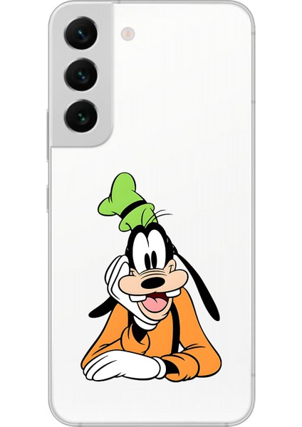 Samsung Galaxy S22+ Uyumlu Şeffaf Kılıf Cartoon Goofy 5 Tasarımlı