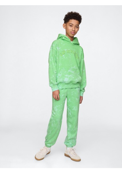 Erkek Çocuk Yeşil Vintagesoft Fleece Eşofman Altı