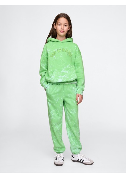 Erkek Çocuk Yeşil Vintagesoft Fleece Eşofman Altı