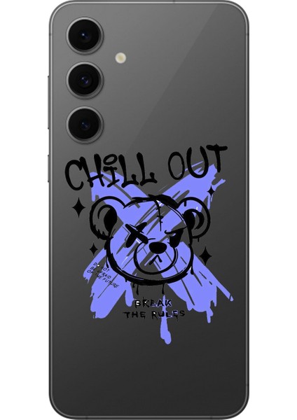 Samsung Galaxy S24 Fe Uyumlu Şeffaf Kılıf Graffiti 8 Tasarımlı