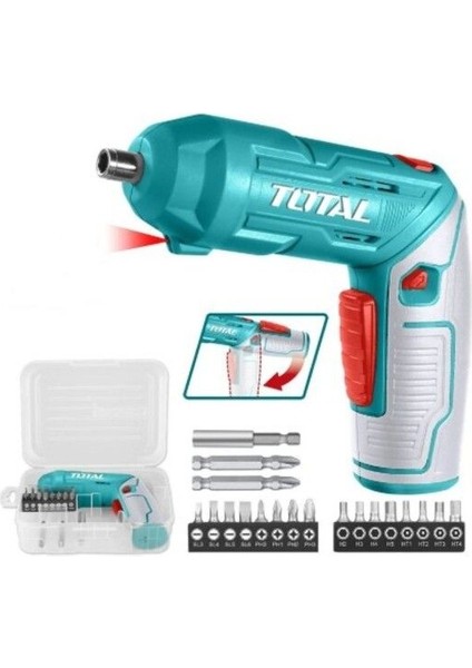 Total TSDLI0442 Katlanabilir Şarjlı Vidalama modelleri
