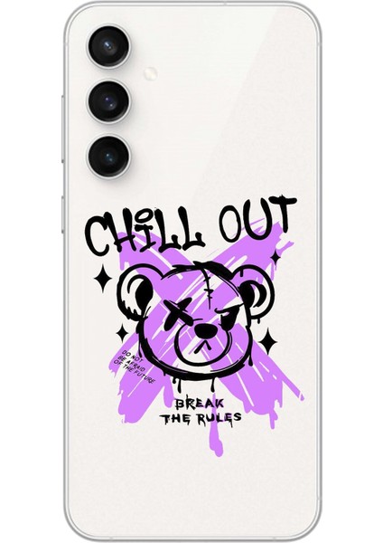 Samsung Galaxy S23 Fe Uyumlu Şeffaf Kılıf Graffiti 7 Tasarımlı