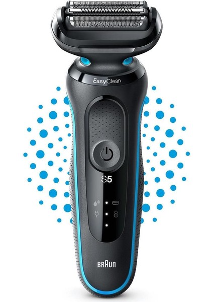 Yeni Seri 5 M1000S Kablosuz Tıraş Makinesi, Autosense, Easyclean, Easyclick, Islak & Kuru