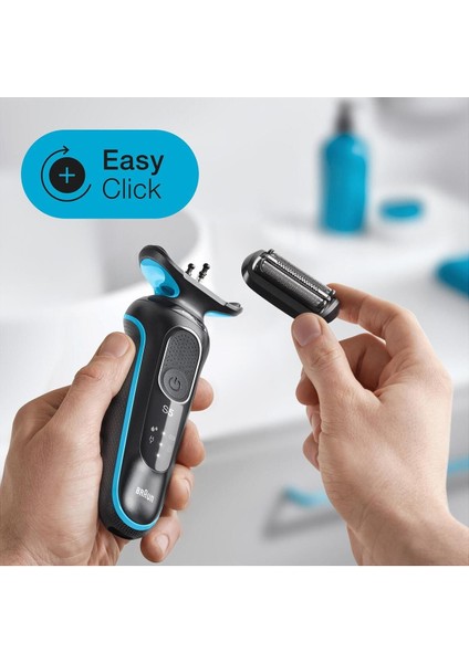 Yeni Seri 5 M1000S Kablosuz Tıraş Makinesi, Autosense, Easyclean, Easyclick, Islak & Kuru