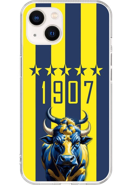 iPhone 15 Uyumlu Şeffaf Kılıf Şeffaf 1903 Kartal Tasarımlı