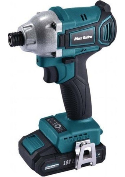 2 Yıl Max-Extra MXP6857 Darbeli Akülü Tornavida 2 2.0 - 2.4 Ah Darbeli 18 Volt