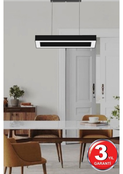 Mesıta ( Siyah Kasa, Beyaz Işık ) Ledli Modern LED Avize, Salon, Mutfak, Oturma Yatak Odası, Sarkıt fırsatları