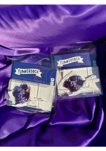 Velvet Twilight Mini Çiçek Buketi – Hot Koleksiyon Wheels Flowers | Özel Tasarım Çiçek Kutusu | Özel Günler | Anne, Sevgili, Eş