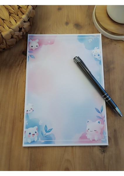 Özel Tasarım Çizgi Film Karakterleri Temalı Notepad