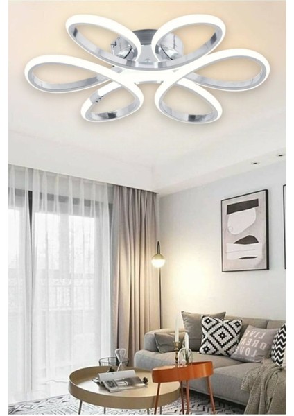 Nipul Modern Plafonyer Tavana Sıfır Beyaz Işık Salon Mutfak Yatak Odası LED Avize Gri Kasa indirimleri