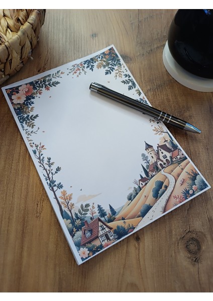 Özel Tasarım Çiftlik Temalı Notepad