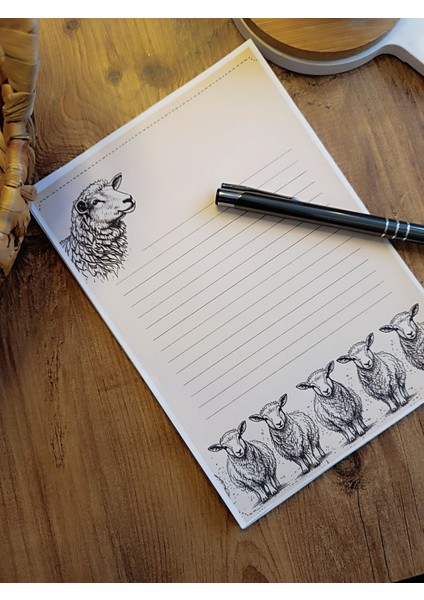 Özel Tasarım Hayvan Temalı Notepad