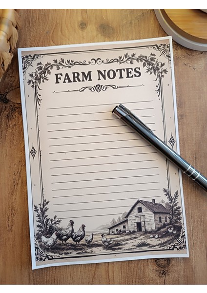 Özel Tasarım Hayvan Temalı Notepad