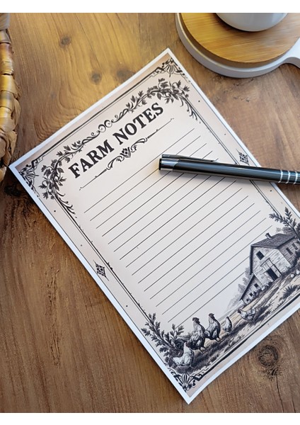 Özel Tasarım Hayvan Temalı Notepad