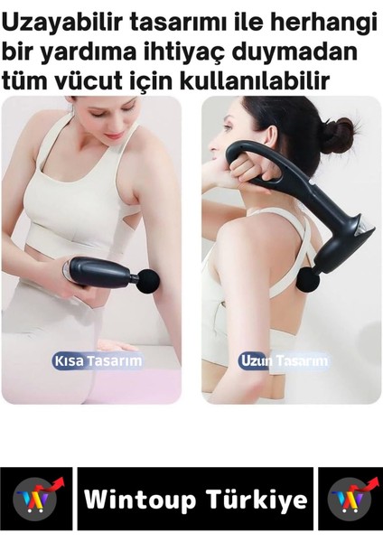 4 Başlıklı 6 Hız Kademeli Ayarlanabilir Boyut Spor Fitness Masaj Aleti fiyatları