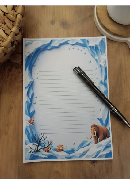 Özel Tasarım Animasyon Karakterleri Temalı Notepad