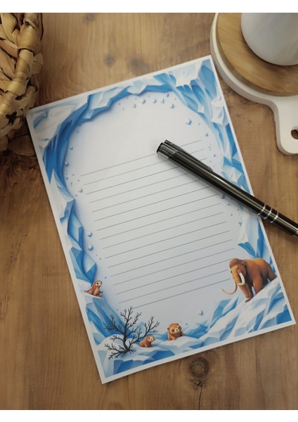 Özel Tasarım Animasyon Karakterleri Temalı Notepad