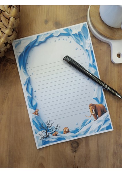 Özel Tasarım Animasyon Karakterleri Temalı Notepad