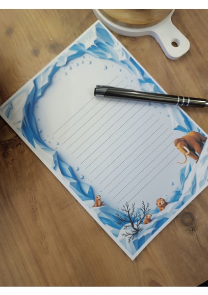 Özel Tasarım Animasyon Karakterleri Temalı Notepad