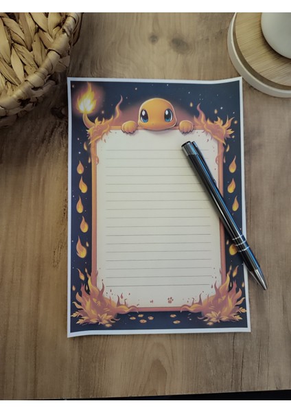 Özel Tasarım Çizgi Film Karakterleri Temalı Notepad