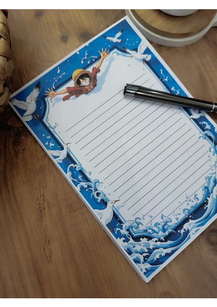 Özel Tasarım Anime Temalı Notepad