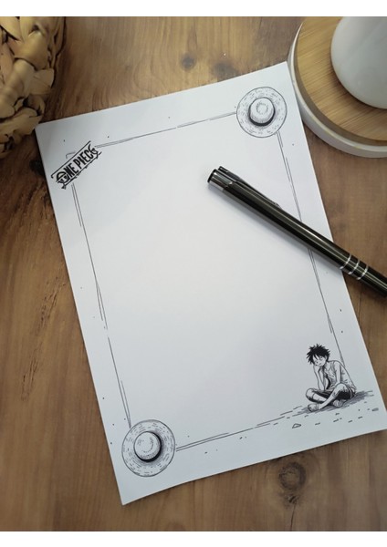 Özel Tasarım Anime Temalı Notepad
