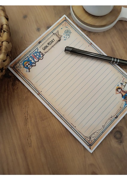 Özel Tasarım Anime Temalı Notepad