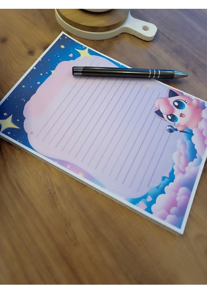 Özel Tasarım Çizgi Film Karakterleri Temalı Notepad