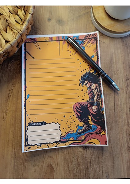 Anime Temalı Notepad