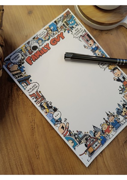 Özel Tasarım Çizgi Film Karakterleri Temalı Notepad fiyatları