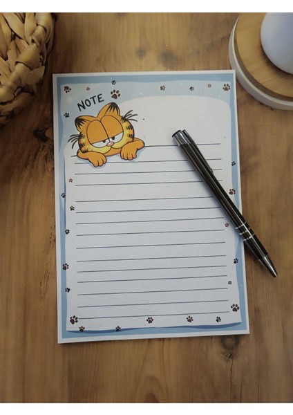 Özel Tasarım Çizgi Film Karakterleri Temalı Notepad