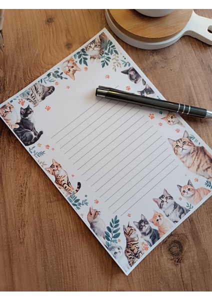 Özel Tasarım Hayvan Temalı Notepad