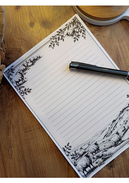 Özel Tasarım Hayvan Temalı Notepad