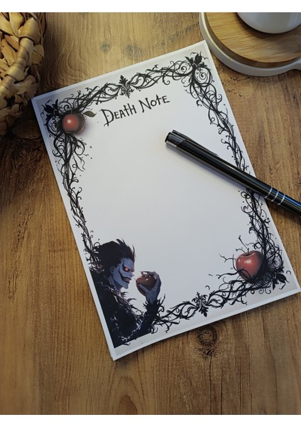 Özel Tasarım Anime Temalı Notepad