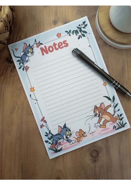 Özel Tasarım Çizgi Film Karakterleri Temalı Notepad fiyatları