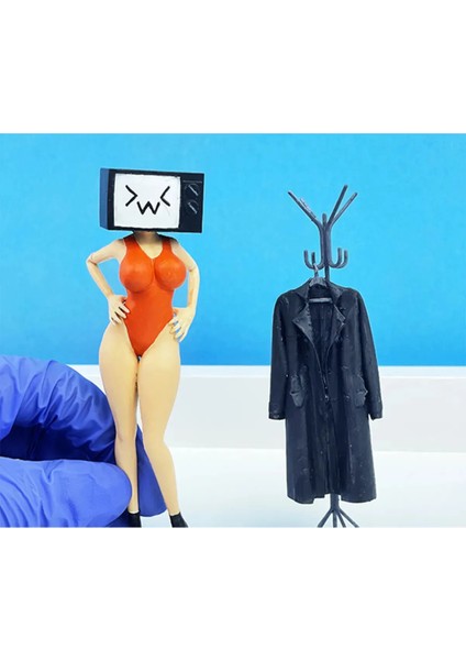 Skibidi Toilet Tv Women 13 cm modelleri