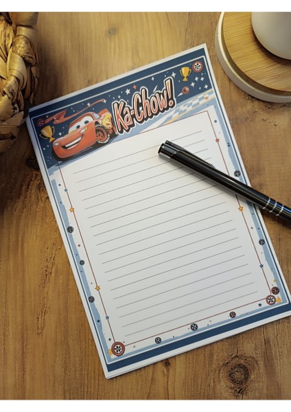 Özel Tasarım Animasyon Karakterleri Temalı Notepad
