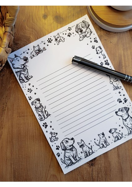 Özel Tasarım Hayvan Temalı Notepad