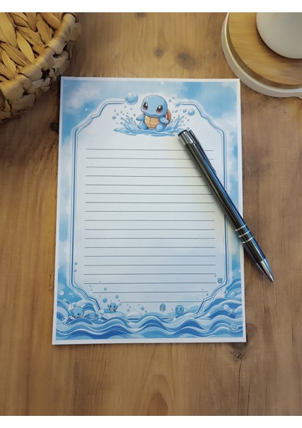 Özel Tasarım Çizgi Film Karakterleri Temalı Notepad