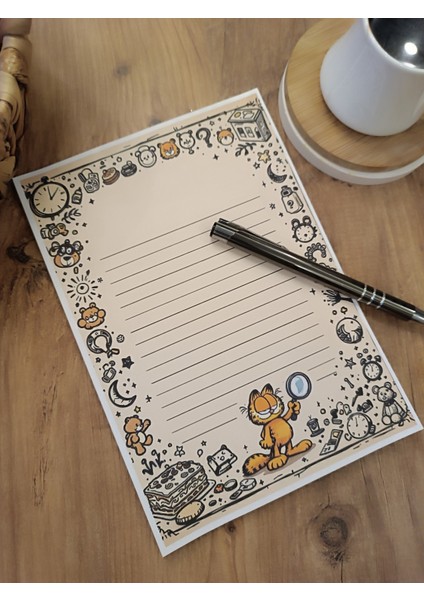 Özel Tasarım Çizgi Film Karakterleri Temalı Notepad modelleri